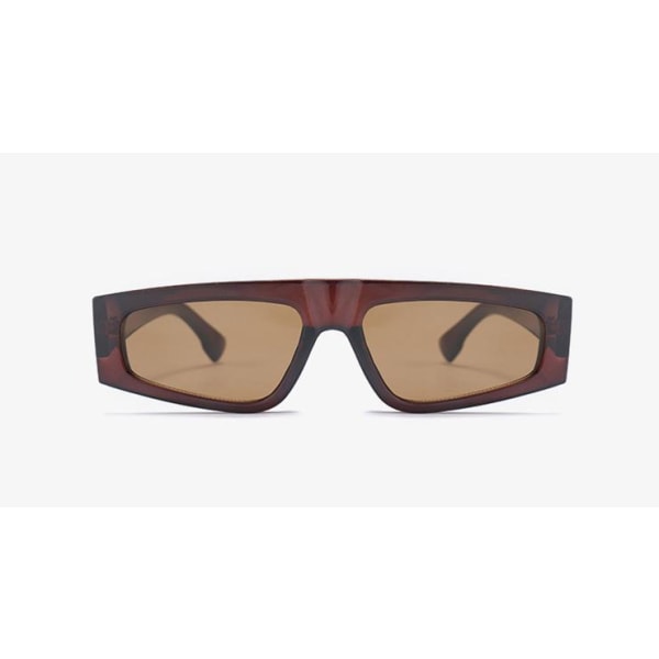 Særlige solbriller for år 2024 UV400 brunt glas og stel Brown one size