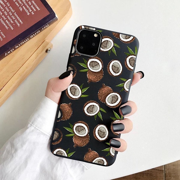 iPhone 13 Pro Max Mini kuori kookospähkinä trooppinen kookos Black one size