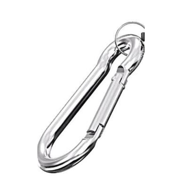 Firkantet etui til Airpods Pro i krystal + krog Transparent one size