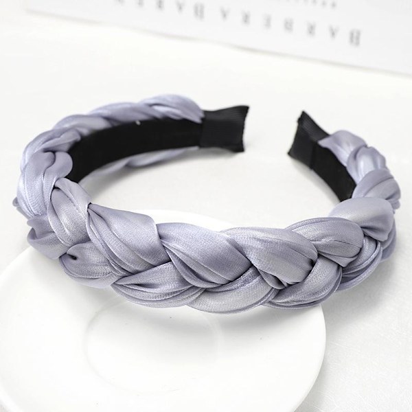 Käsintehty Kauniisti punottu tiara pastellisävyisin kesällä pehmustettu Purple one size