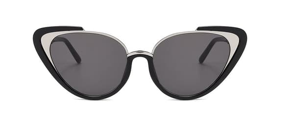Stilfulde sorte 2025 Cat Cat Eye solbriller til kvinder Black one size