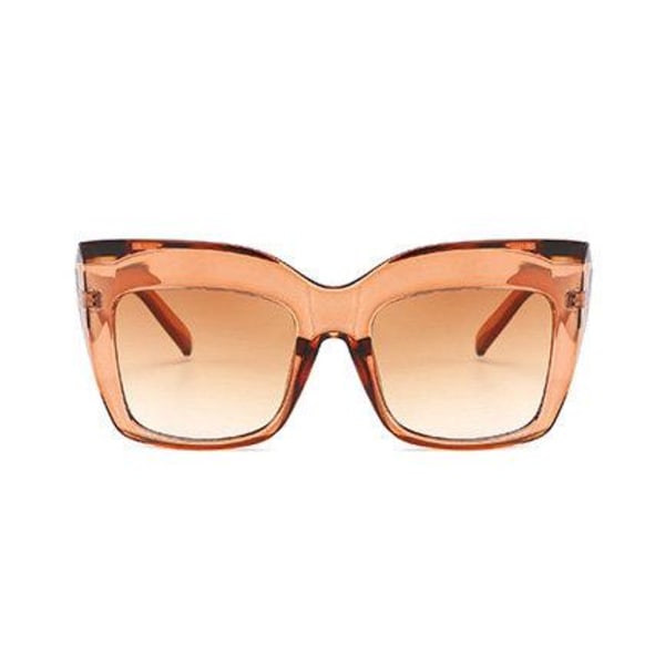 Overdimensionerede cateye solbriller UV400 Kylie i orange Orange one size