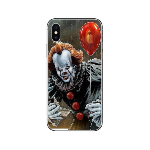 Läskigt skal clown from stephen king's ''it'' ballong för iPhone MultiColor 12 Pro Max