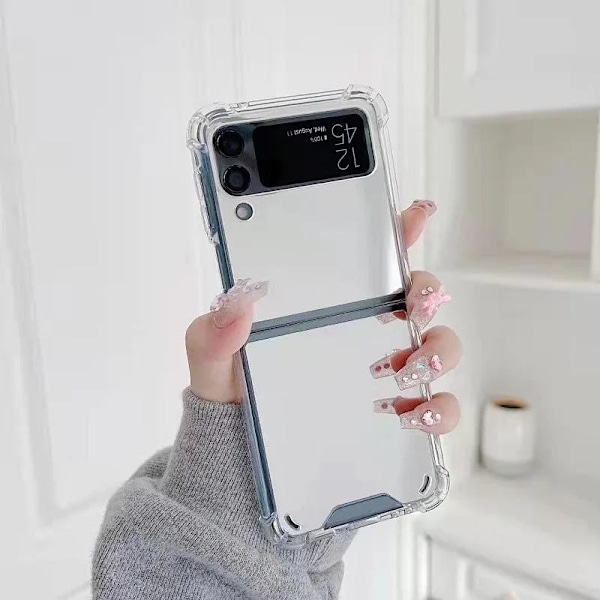 Sminkespeil av høy kvalitet for Samsung Galaxy Z-Flip 4 - Perfekt for sminke- og skjønnhetsrutiner Pink one size