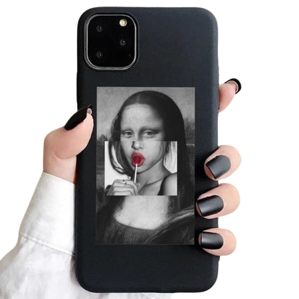 iPhone 12 & 12 Pro 3-PACK cover cactus mona-lisa flowers Grey one size