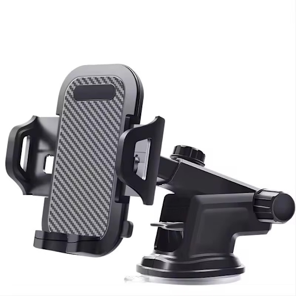 Universal Car Phone Holder – Suction Cup Mount for Windshield, Dashboard & Air Vent – ​​Adjustable 360° Smartphone Holder Black