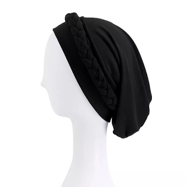 Luva bandana boheemi tyyli hijab-turbaanihuivilla Khaki one size