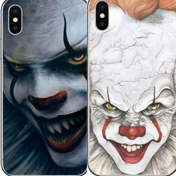 DEAL 2 för 1 coola skal clown from stephen king's ''it'' läskigt iphone White 13 Pro Max