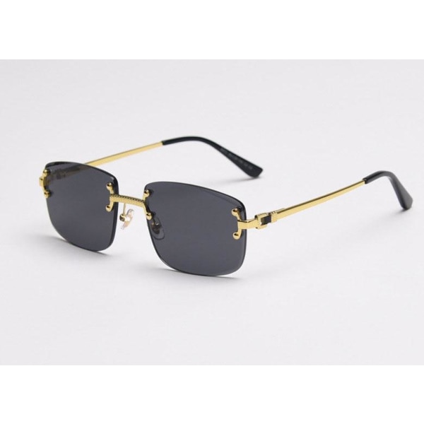 Fitness Smuk Rust Dine nye solbriller - uden stel og med lækre detaljer i guld Black one size  2184 | Black | Abstrakt & geometri | Fyndiq