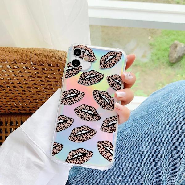 Mobildeksel til iPhone11 Pro neonfarge med leopardmønster Multicolor one size