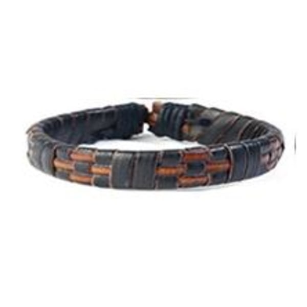 Ett handgjort armband för män speciell teknik läder Brun one size