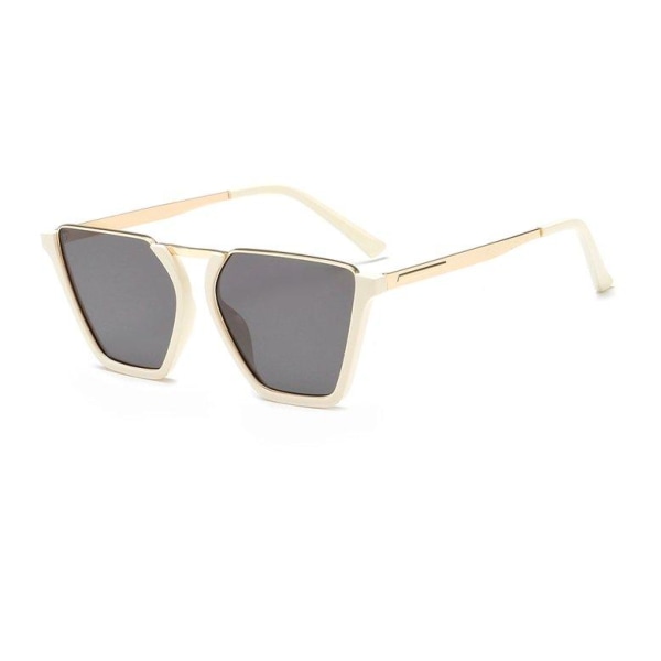 Vintage solbriller med halv ramme UV400 Hvid Gigi White one size