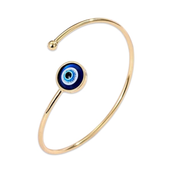 Onda ögat Manschettsarmband - Lyckobringande Smycke för Kvinnor Guld one size