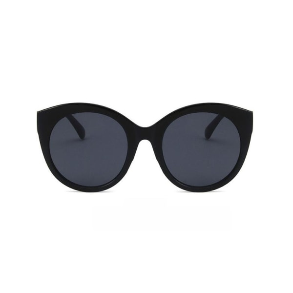 Seje runde sorte solbriller trend sommer 2024 Black one size