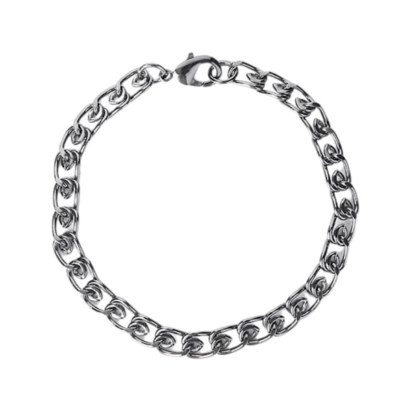 Armbåndskæde til mænd og kvinder Grey one size