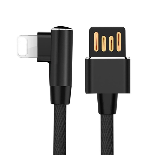 iPhone Premium hurtigopladende albue-kabel til spil osv. Black one size