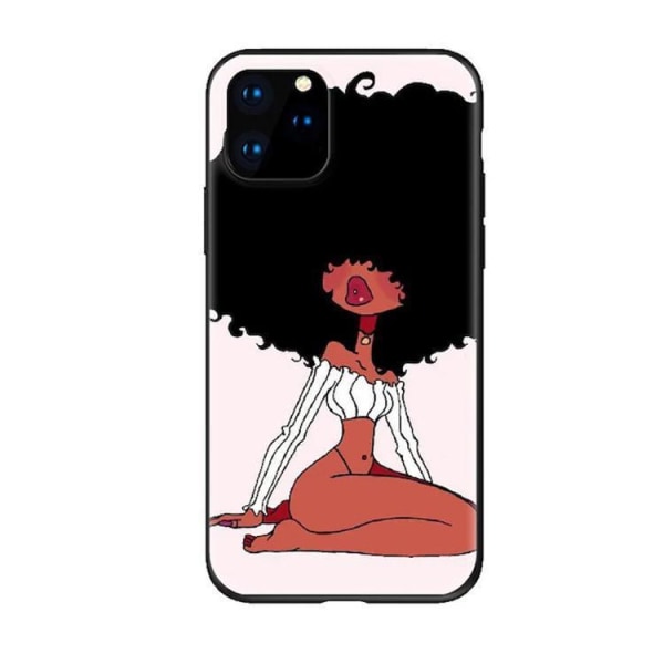 Sexy afro jente førsteklasses must iPhone11 Pro MultiColor one size