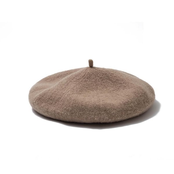 Franske baretter i flere farver sødt varmt forår efterår Beige one size