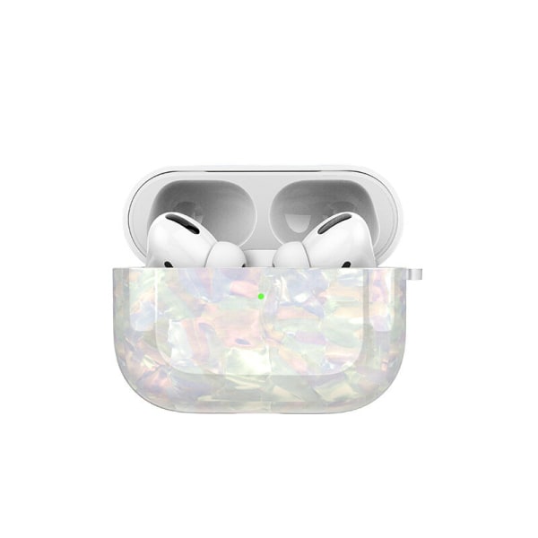 Airpods Pro Shell i Syntetisk perlemor med krok Silver one size