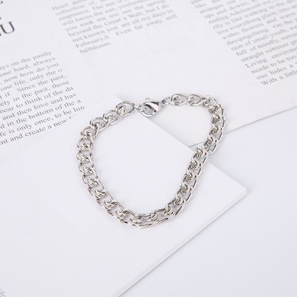 Armbåndskæde til mænd og kvinder Gold one size