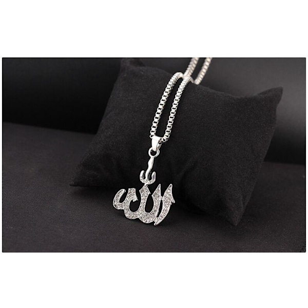 18 karat forgyldt kæde Allah muslim Silver one size