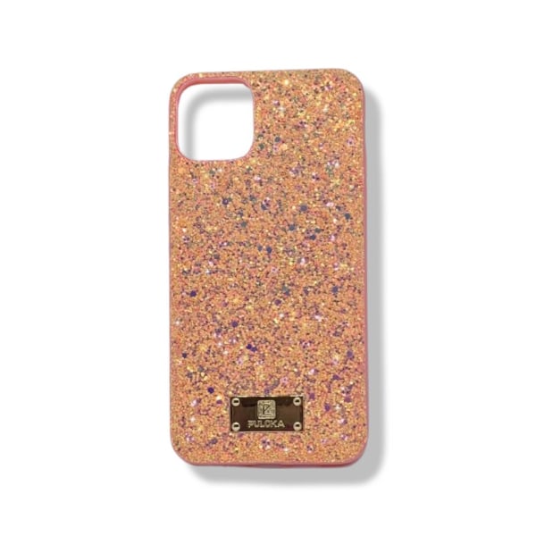 Premium kvalitet glitter case iPhone11 Pro Max Rosa one size