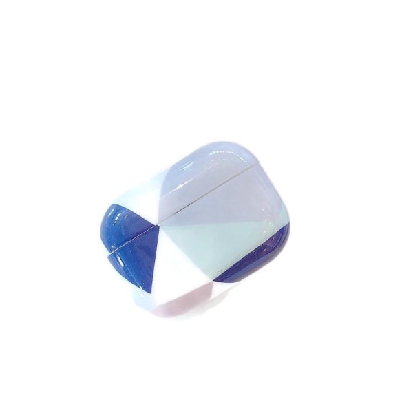 Deksel til Airpods Pro med geometriske former og farger Blue one size