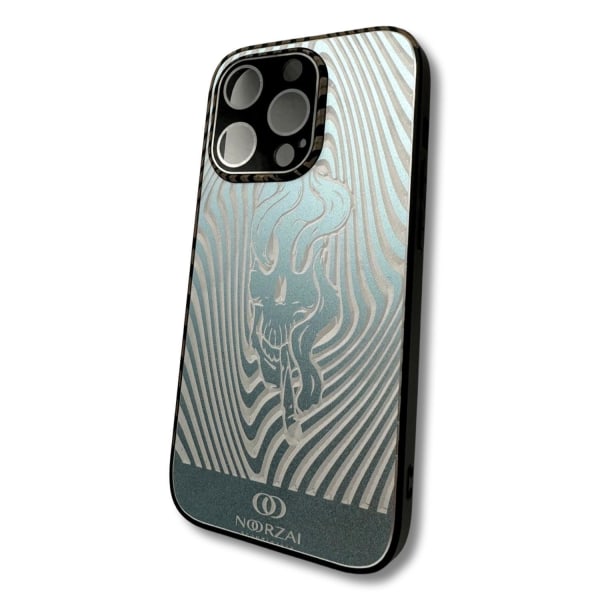 Aluminium skal alla iPhone 14 modeller 3D mönster Noorzai S Black one size
