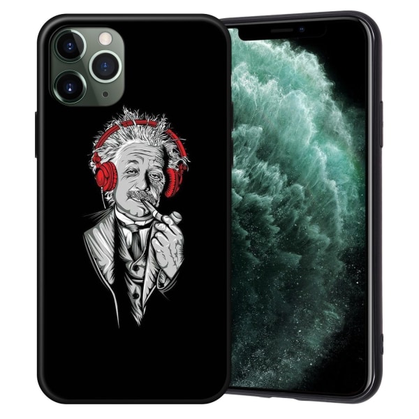 iPhone 12 Pro Max 3-PACK -kotelo leijona Einsteinin patsas Black one size