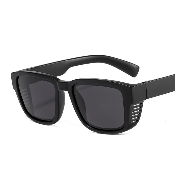 Hul solbriller med polariserede briller unikke rammer Black one size