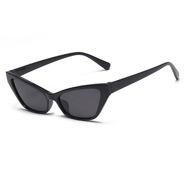 Trendikkäät pienet terävät kissan silmä-aurinkolasit Black one size