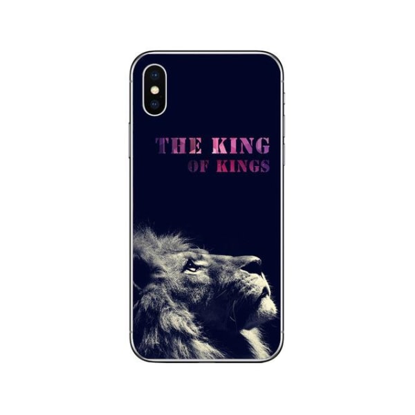 iPhone 13, Pro & Max shell lion er kongen av konger Black one size