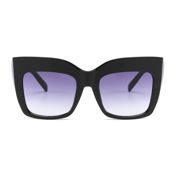 Oversized cateye solbriller UV400 Kylie Black one size