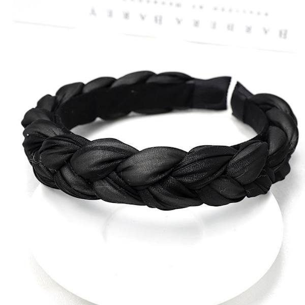 Handgjort Vackert flätat diadem i pastellfärger sommar vadderat Yellow one size