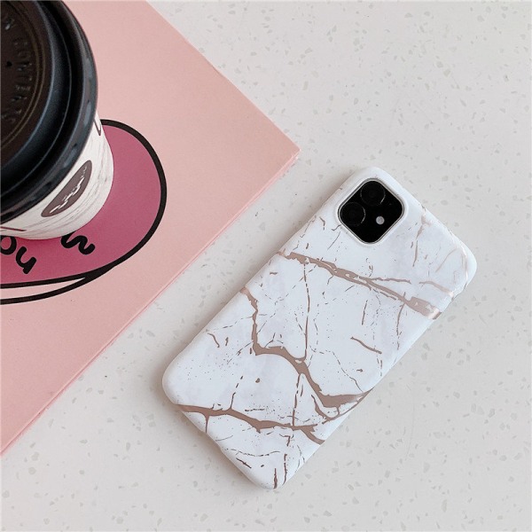 Kännykkä iPhone11: lle, marmorikuvio Pink one size