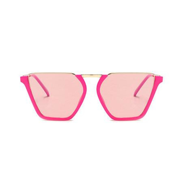 Vintage puolirunkoiset aurinkolasit, vaaleanpunaiset UV400 Gigi Pink one size