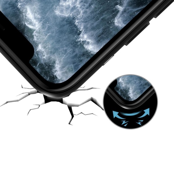 Elsker at rejse sort silikone skal til iPhone fly Black 12/12 Pro