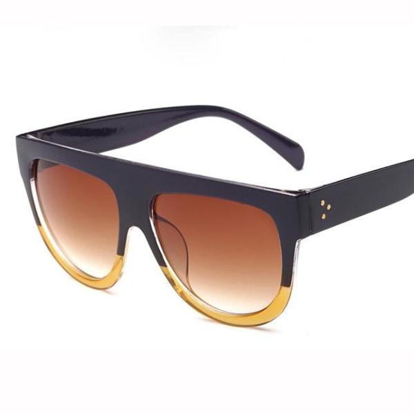 Klassiske solbriller med briller i stigende styrke UV400 Brown one size