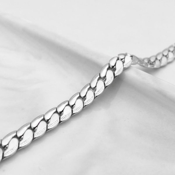 Vælg mellem flere modeller halskæder kæder i sølv til mænd Silver one size