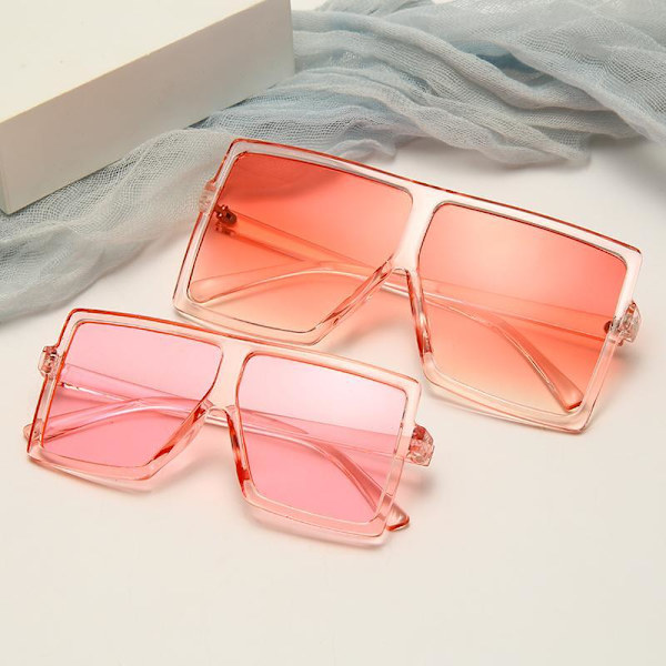 Aurinkolasit SET äidin ja lapsen neliökehyksille Pink one size