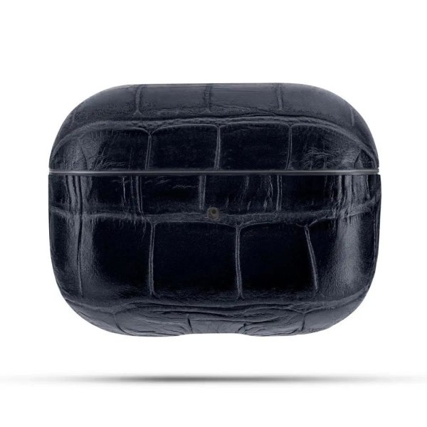 Luksuriøst Airpods Pro 2 Protective Shell i vegansk lær og nøkkelring Brown one size