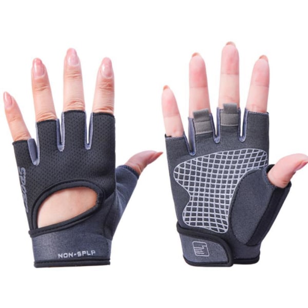 Anti-glid handskar för fitness träning gym tyngdlyftning rosa Black M e7bc  | Black | m | Fyndiq