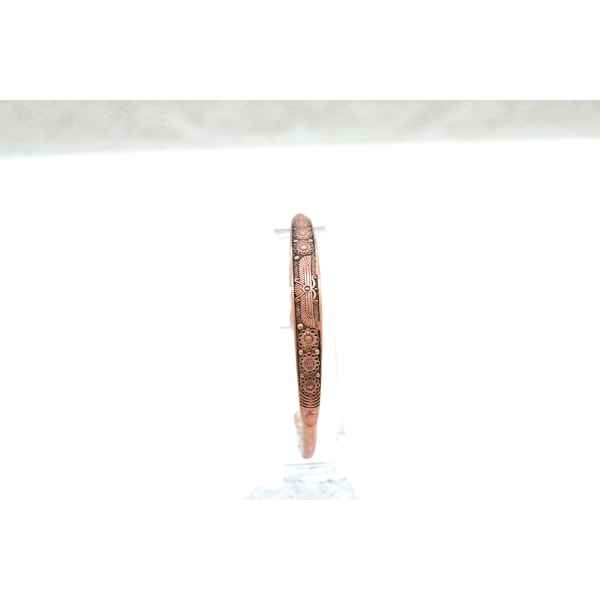 Armbånd i kobber med emblem Faravahar Persisk kulturhistorie jus Pink gold one size