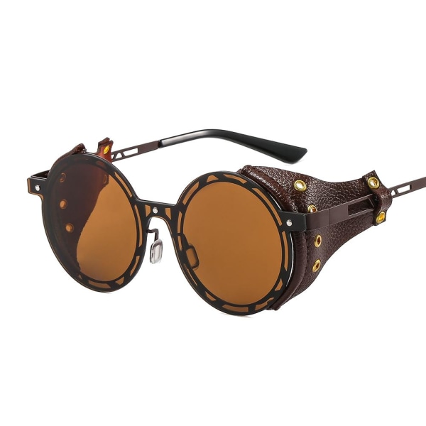 Gotiske motorcykel solbriller vintage runde solbriller punk side Black one  size 6fc0 | Black | Abstrakt & geometri | Fyndiq