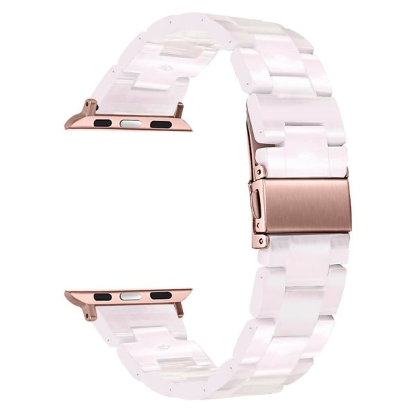 Apple Watch armband pärlemor 42/44/45 mm iWatch 7 rostfritt stål Pink Pink & Rosé