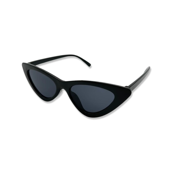 Sorte cat-eye solbriller vintage retro materiale af høj kvalitet Black one size