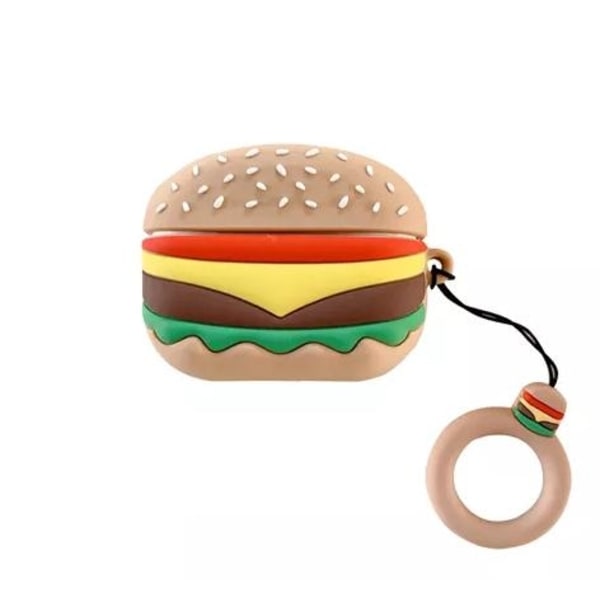 Skal til tredje generation af Airpods hamburger med ring MultiColor one size