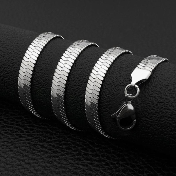 Choose from several models necklaces chains in silver for men Silver one size