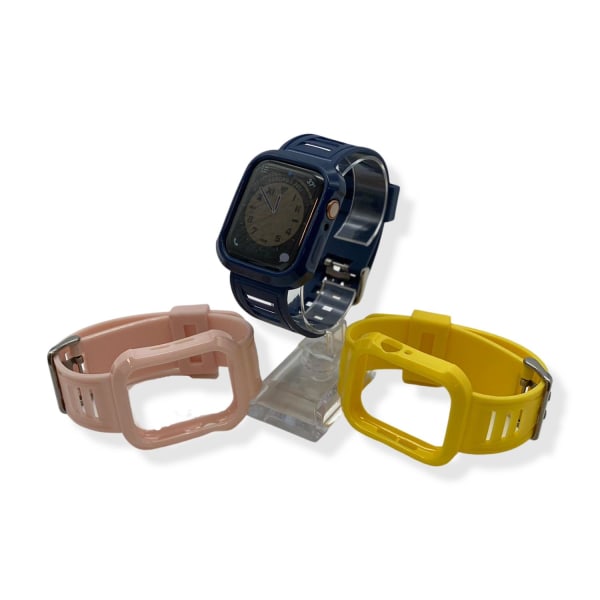 Apple Watch armbånd silikon i flere farger 42/44 mm vanntett Blue
