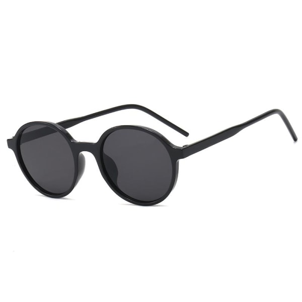 Hipster runde solbriller sommer Nicki Black one size